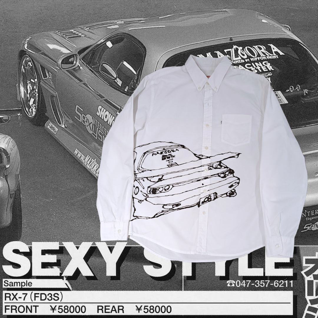 SEXYSTYLE RX7 - HANDBEMALTES HEMD