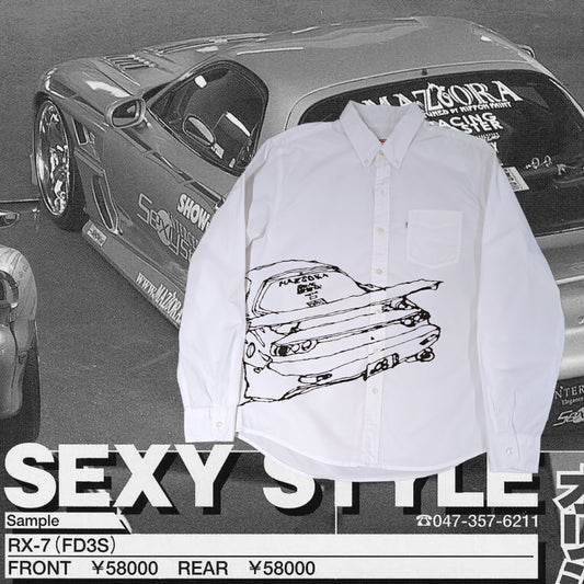 SEXYSTYLE RX7 - HANDBEMALTES HEMD
