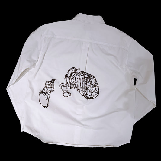 BACKSTABBED - HANDBEMALTES HEMD