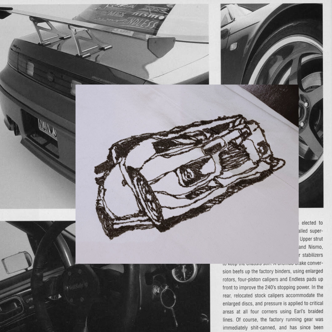 SILVIA - HANDBEMALTE JEANS