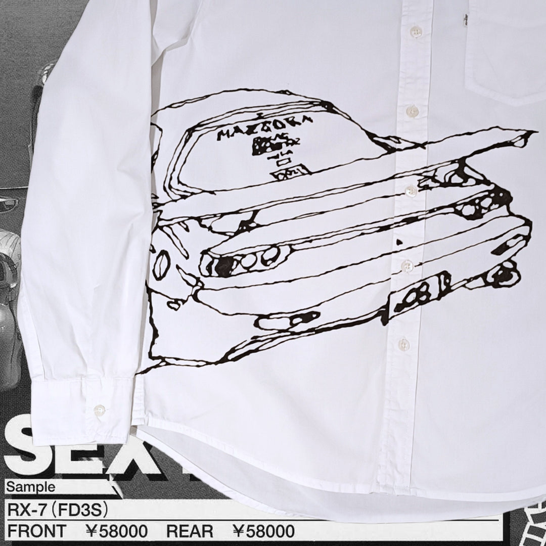 SEXYSTYLE RX7 - HANDBEMALTES HEMD